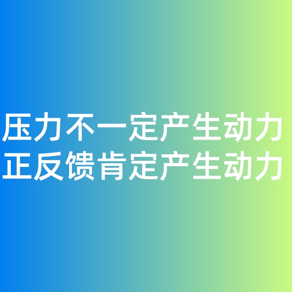 鈀碳回收日記, 壓力不一定產(chǎn)生動(dòng)力，正反饋一定產(chǎn)生動(dòng)力